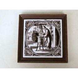 Ingelijste tegel de apotheker 19x19cm