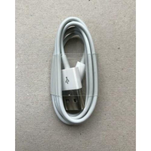 USB Laadkabel voor Iphone en Ipad in de kleur Wit (Oplader)