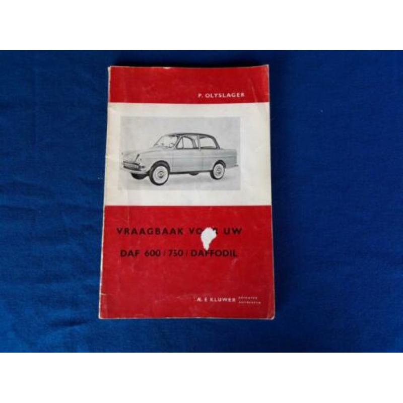 Daffodil, Daf 750 en 600 vraagbaak - Olyslager november 1962