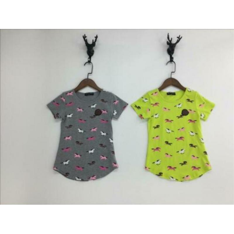 Paarden t-shirts maat 152