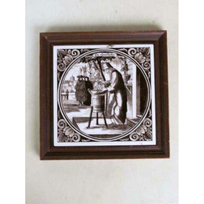Ingelijste tegel de apotheker 19x19cm