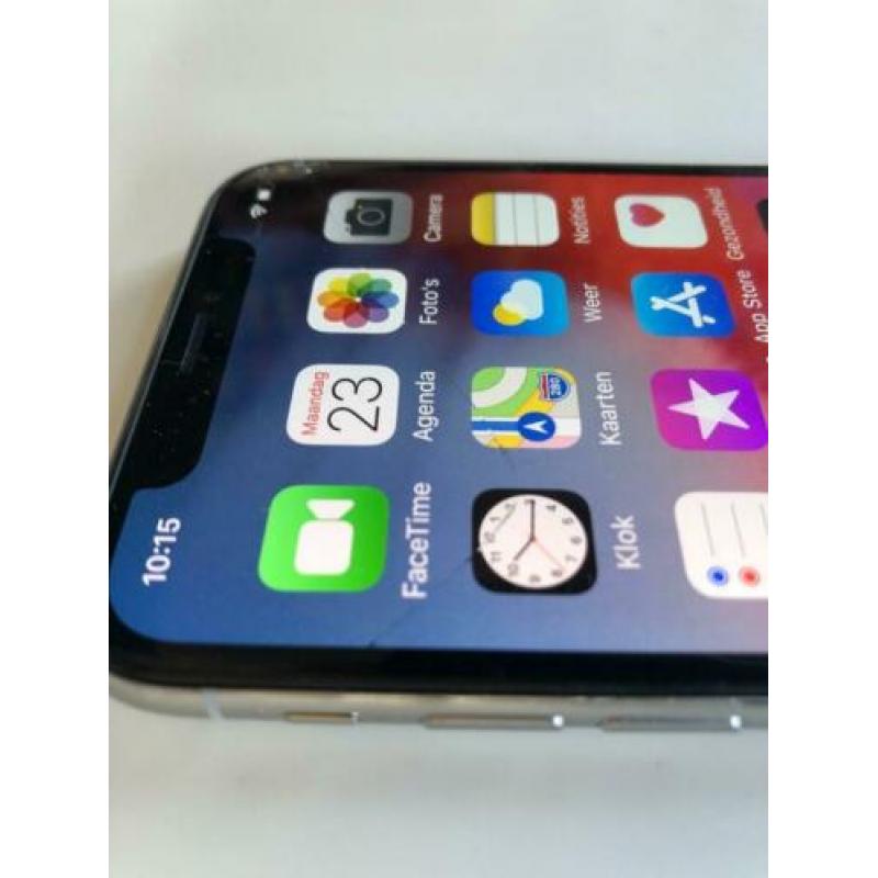 iPhone X 64 gb zilver simlock-vrij