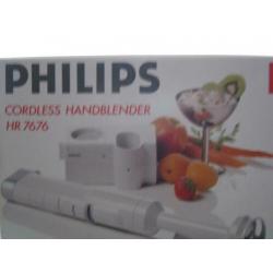Staafmixer snoerloos merk Philips