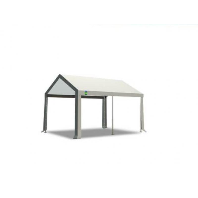 Waterdichte Partytent 4x4 m PE Wit-Grijs | Partytent-online