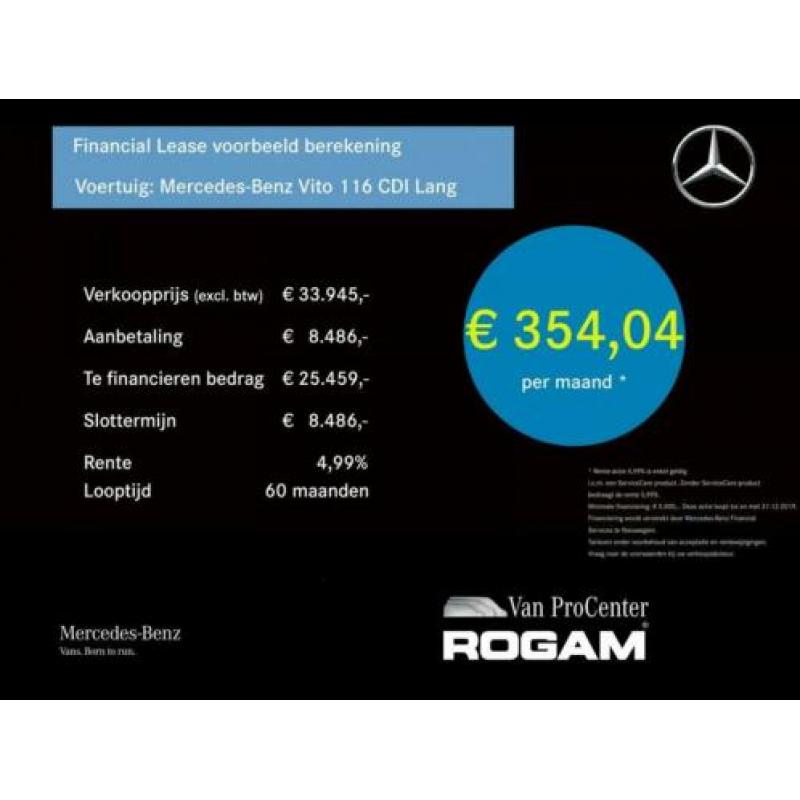 Mercedes-Benz Vito 116 CDI Lang | AIRCO/AUTOMAAT/CAMERA | Ce