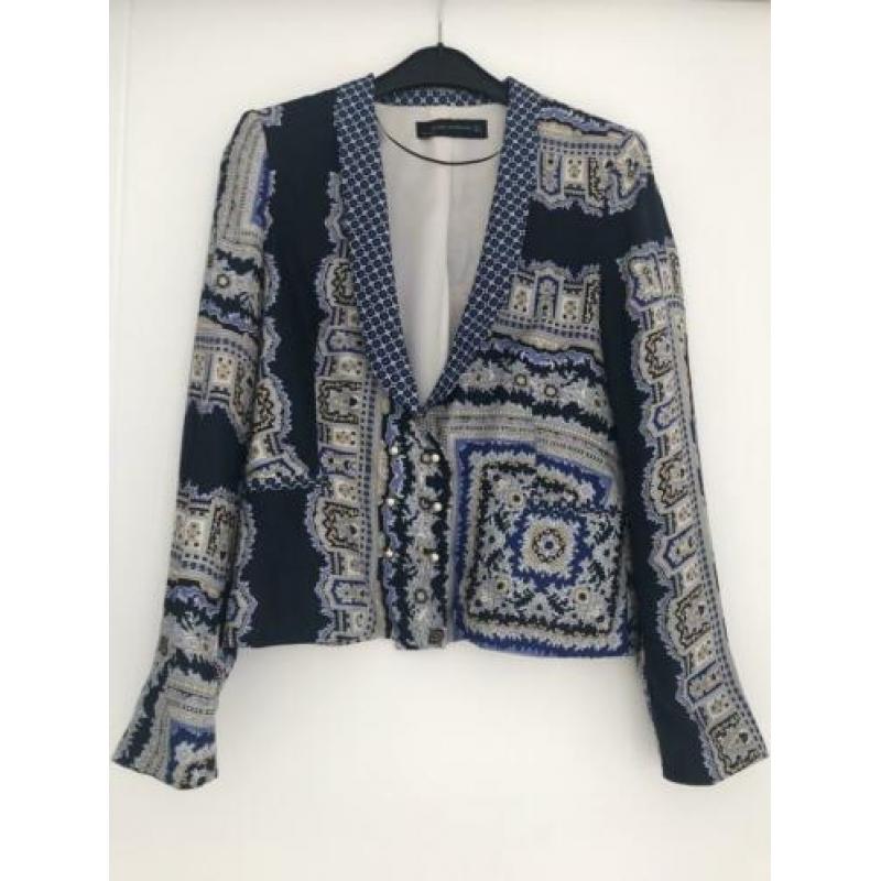 Zara blazer jasje maat m met bijpassende broek