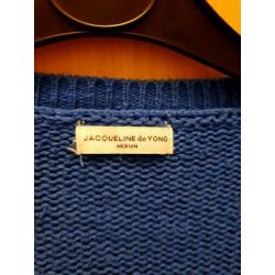 Jacqueline de Yong kobaltblauw vest maat M