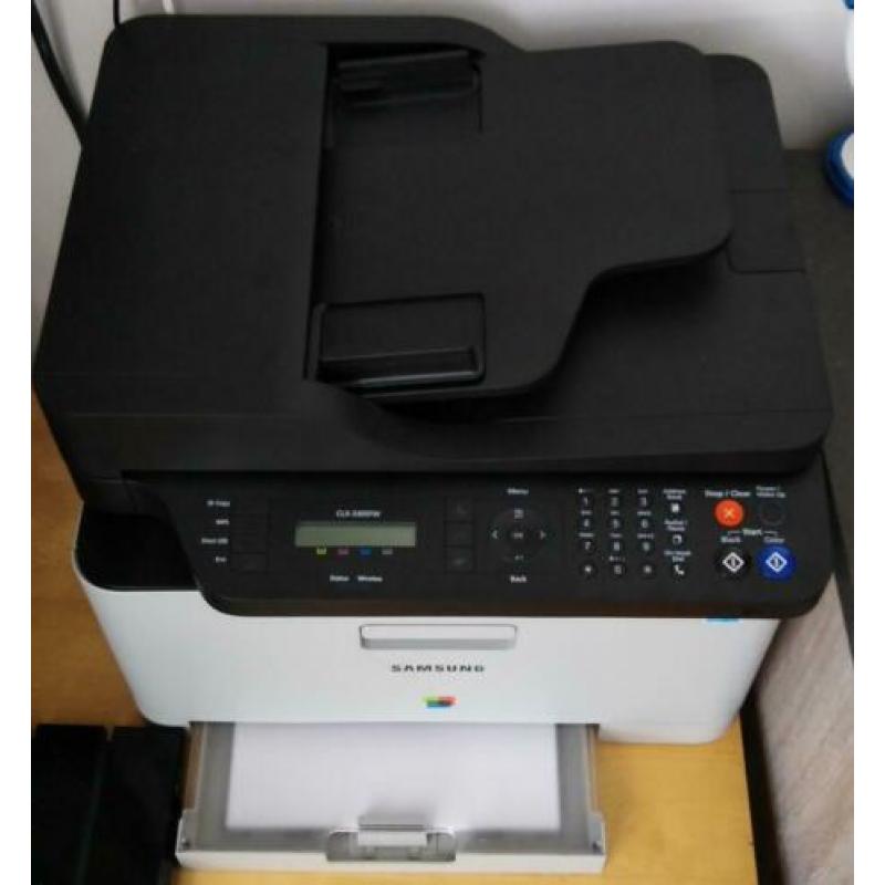 Samsung CLX-33057W all in one printer + nieuwe Zwarte inkt
