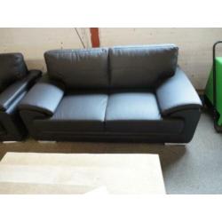 nr235 bruin leder bankstel