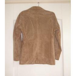 z.g.a.n. suede jas Global Leather maat 38