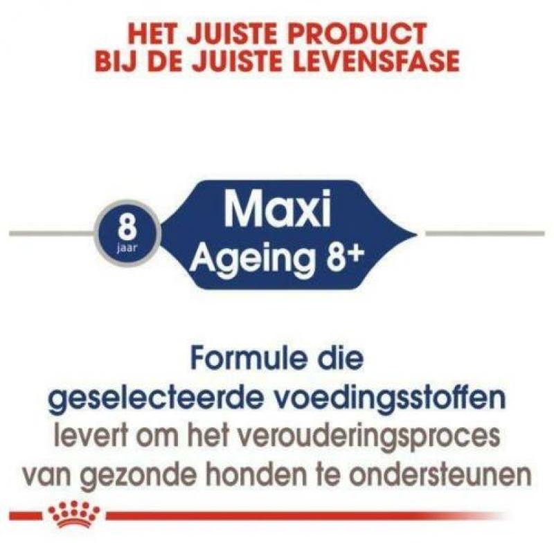 Ong. 12 KG Senioren voer - Herders - Royal Canin over!