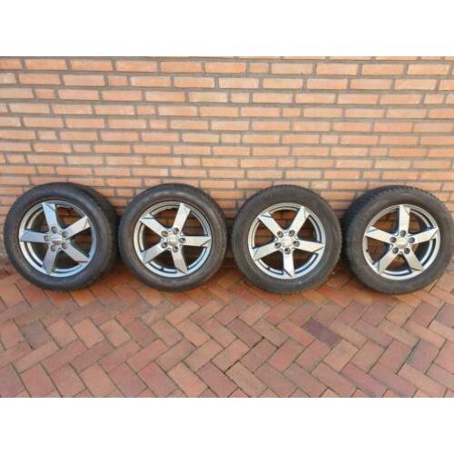Velgenset 16 inch 215/55R16 VW/AUDI/SKODA/SEAT VAG !!