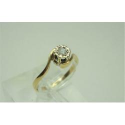 Ring goud met 0.10K diamant / Z6269
