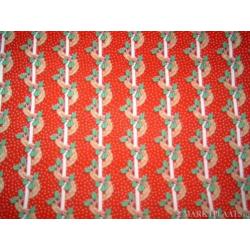 quilt stof stroken hulst 2 kleuren 0,5 meter 2,25