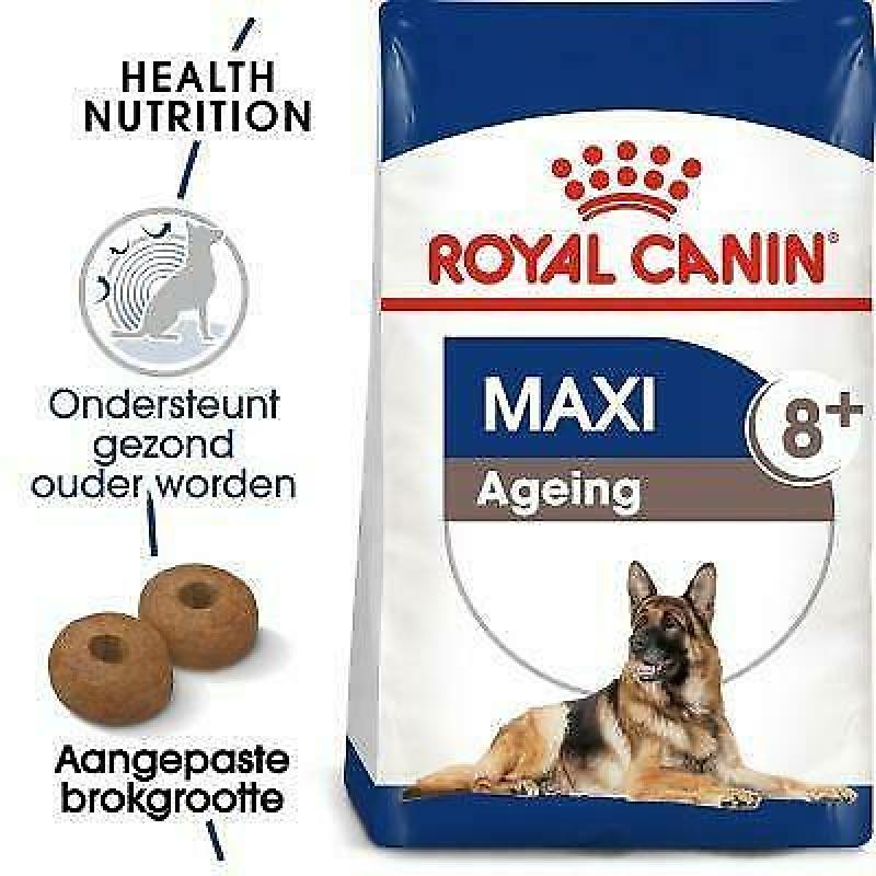 Ong. 12 KG Senioren voer - Herders - Royal Canin over!