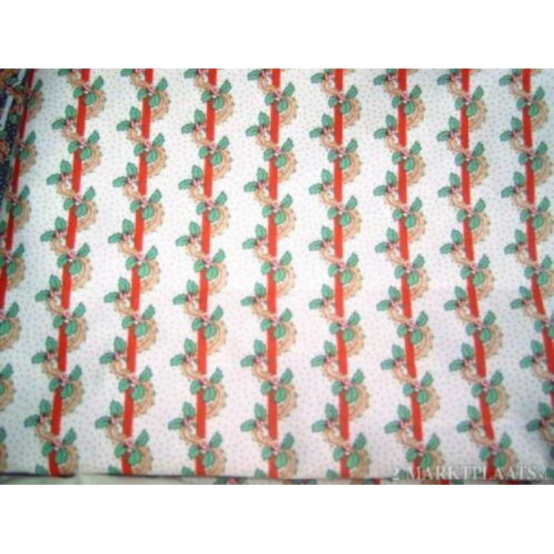 quilt stof stroken hulst 2 kleuren 0,5 meter 2,25