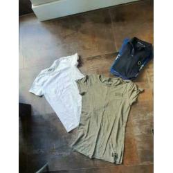 In nette staat 7 merk shirts maat 170/176
