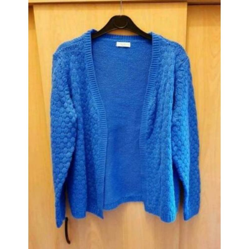 Jacqueline de Yong kobaltblauw vest maat M