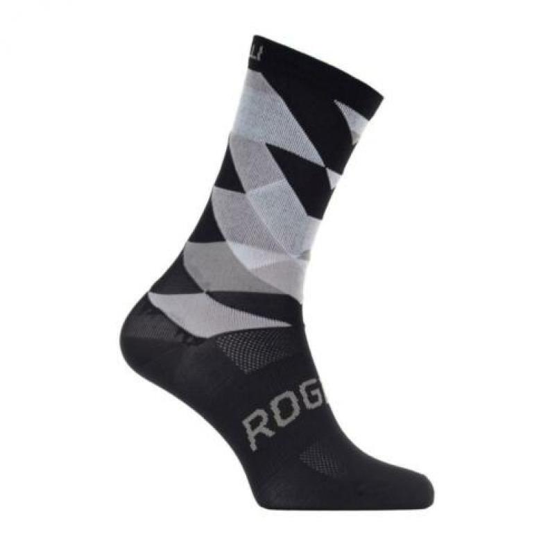 Fietssokken Rogelli RCS-14 blauw zwart fluor en rood