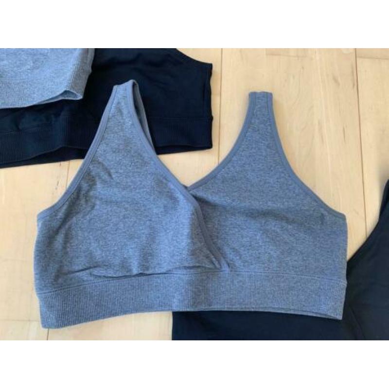 4 voedings bh’s maat L H&M, 1 voedingsnachthemd maat 40/42