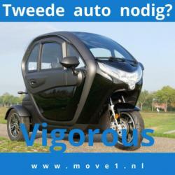Vigorous, elektr. overd.3 wiel-scooter, ideaal als 2e auto