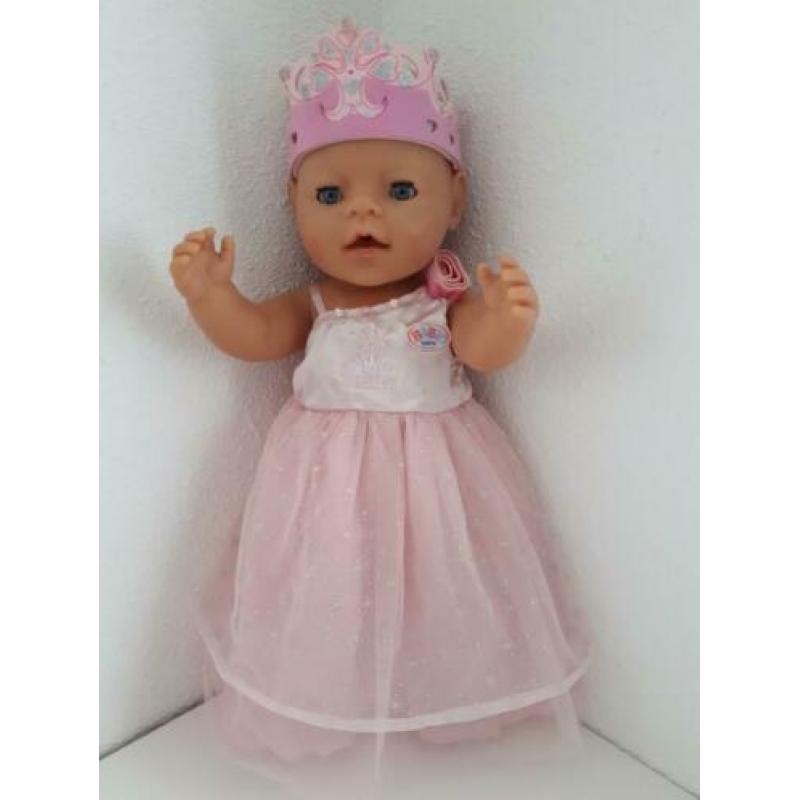 Baby Born kleertjes 43 cm Prinssenjurk met kroontje Babyborn
