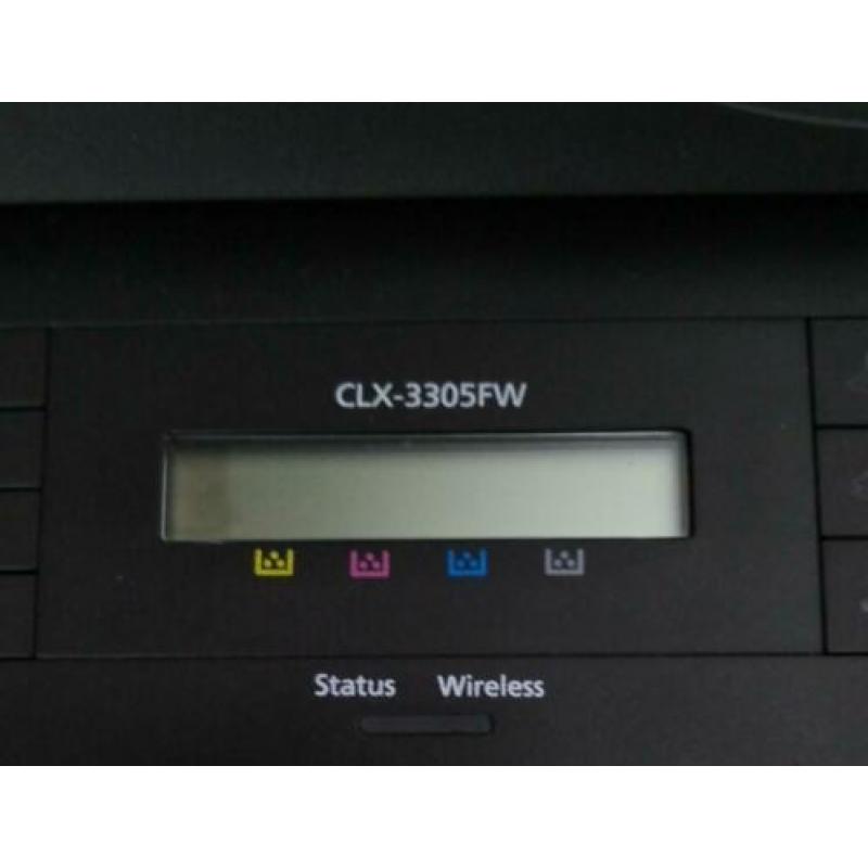 Samsung CLX-33057W all in one printer + nieuwe Zwarte inkt