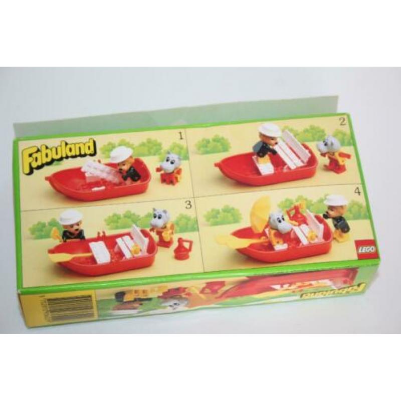 Fabuland LEGO - Roeiboot (setnummer 3622)