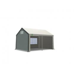 Waterdichte Partytent 4x4 m PE Wit-Grijs | Partytent-online