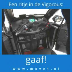 Vigorous, elektr. overd.3 wiel-scooter, ideaal als 2e auto