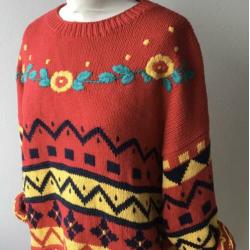90’s trui, dames large, vintage, nineties