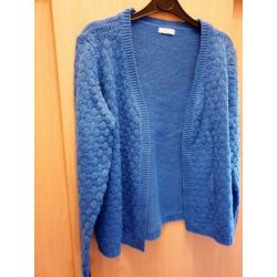 Jacqueline de Yong kobaltblauw vest maat M