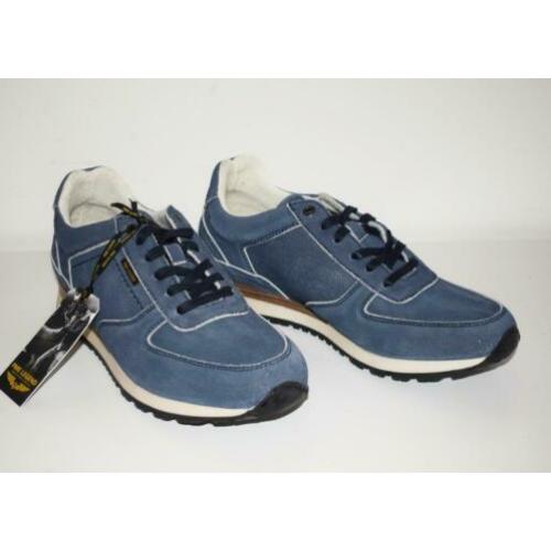 PME legend - Spartan sneakers soft suede Blue - maat 42