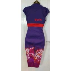 hele mooie Karen Millen satijn signature jurk maat 10/38 bie