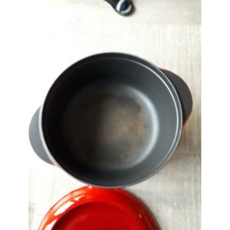 Zware gietijzeren pan. Made in france