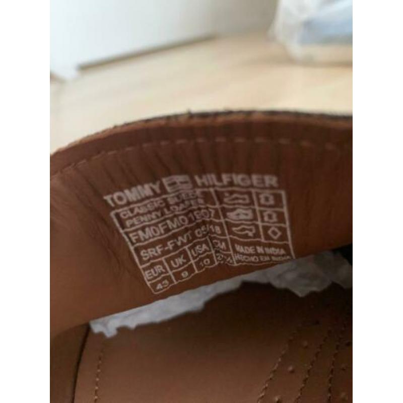 Tommy Hilfiger leren suede loafer/instapper maat: 43 nieuw