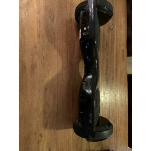Blauwe en zwarte hoverboard
