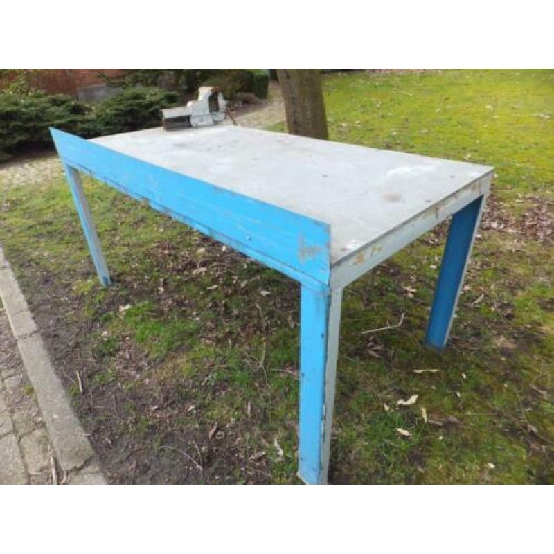 Werkbank alu. blad, lade, Heuer Front bankschroef (a33)15