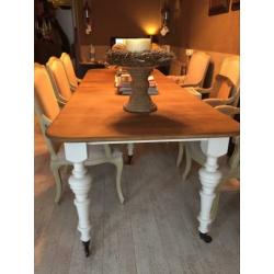 Eettafel eiken 240 x 100