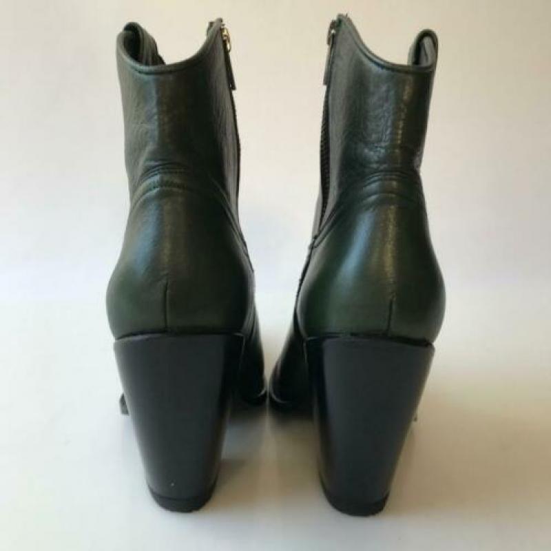 Sendra, ZGAN, groene, leren laarzen, maat 40