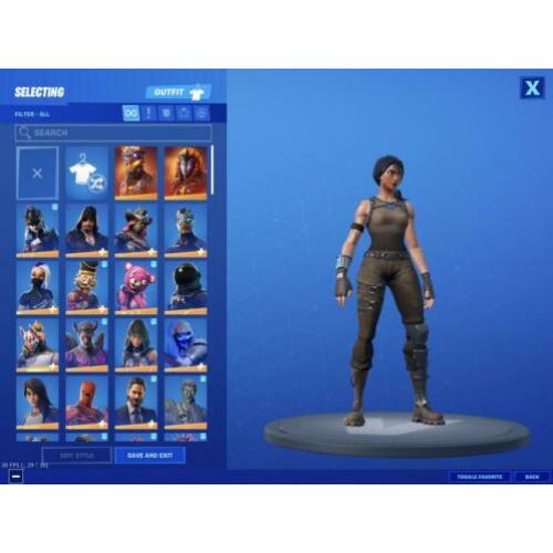 Fortnite acc 140+ skins
