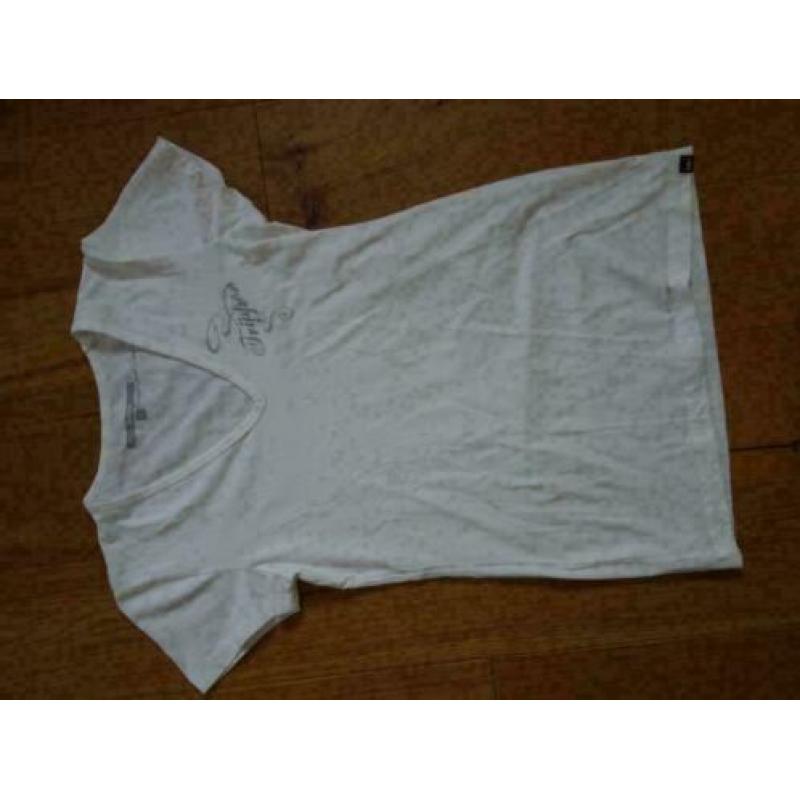 2208 gloednieuw zwart en wit T-shirt TRIPPER; Mt=L