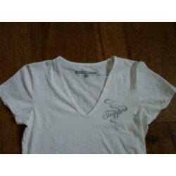 2208 gloednieuw zwart en wit T-shirt TRIPPER; Mt=L