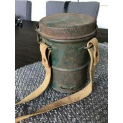 Gasmasker bus / canister Duits WO1