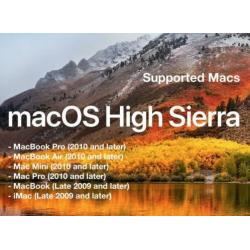 macOS High Sierra 10.13.6+Mojave 10.14.6 Installatie USB OSX