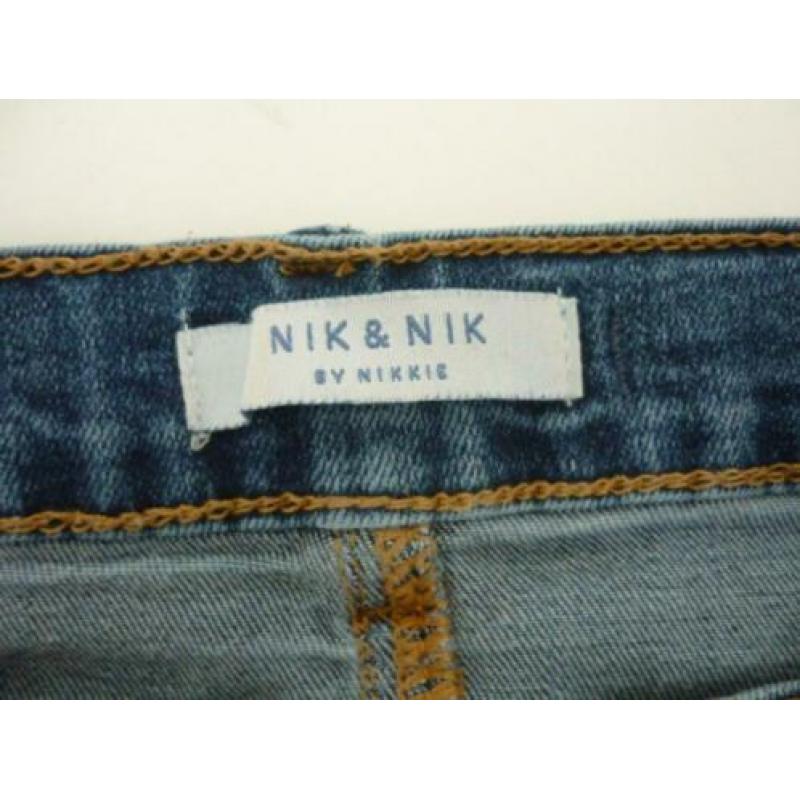 Nik & Nik by Nikkie denim rok rokje blauw maat 152 (12)