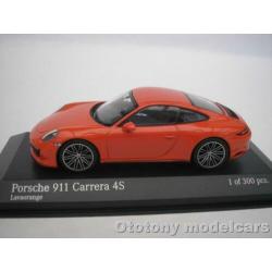 Porsche 911 Carrera 4 S 2016 Oranje 1/43 Minichamps
