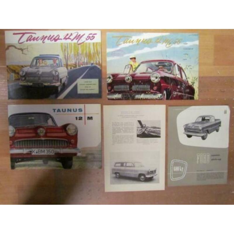 Ford Taunus 1951 en Taunus 12 M ( Wereldbol ) en 12 M latere