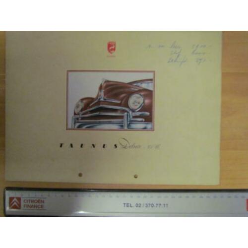 Ford Taunus 1951 en Taunus 12 M ( Wereldbol ) en 12 M latere