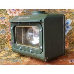 Vintage uit Engeland originele militaria laser detector.